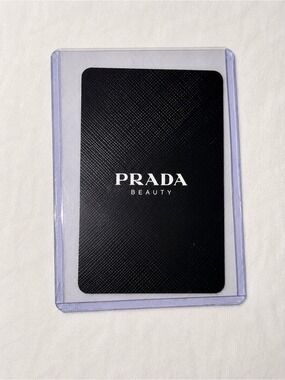 Prada Beauty Promotional Playing Card Collectible Single Card